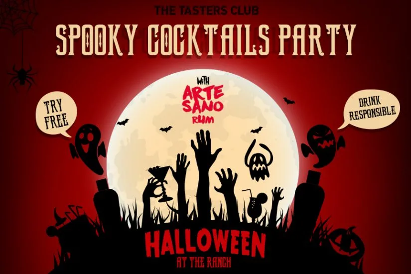 halloween spooky cocktails party ranch artesano rum the tasters club