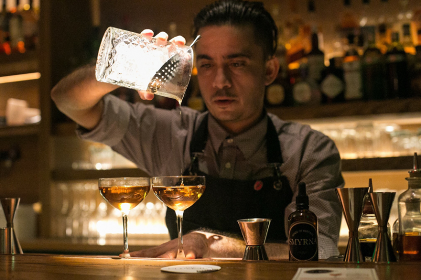 behind the bar the likker
