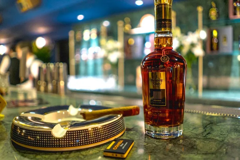 Havana Club Union rum ciggar the likker
