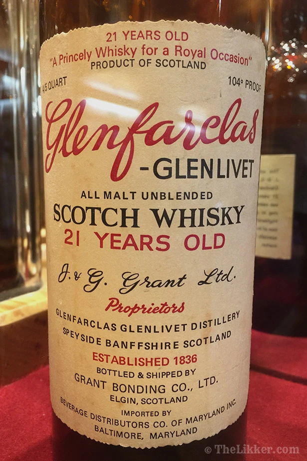 Glenfarclas Distillery whisky