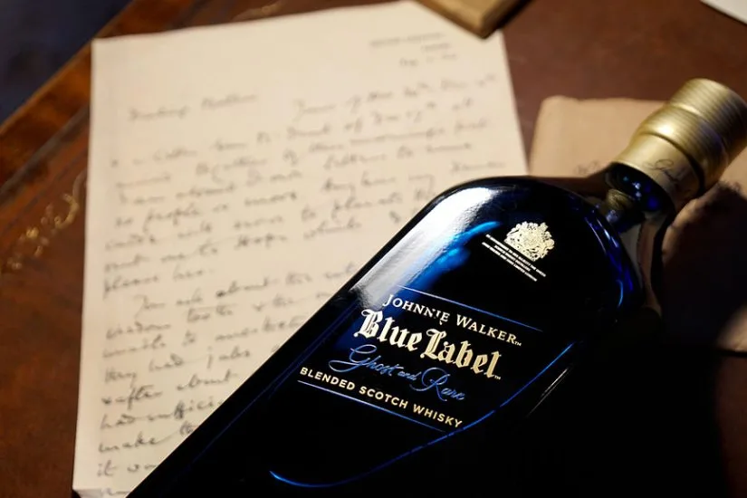 johnnie walker blue label ghost and rare port ellen