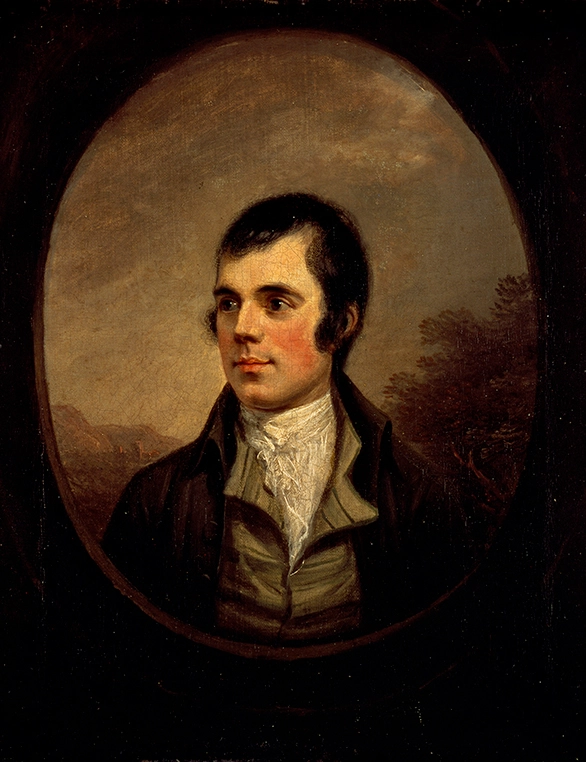 Robert Burns portrait by Alexander Nasmyth