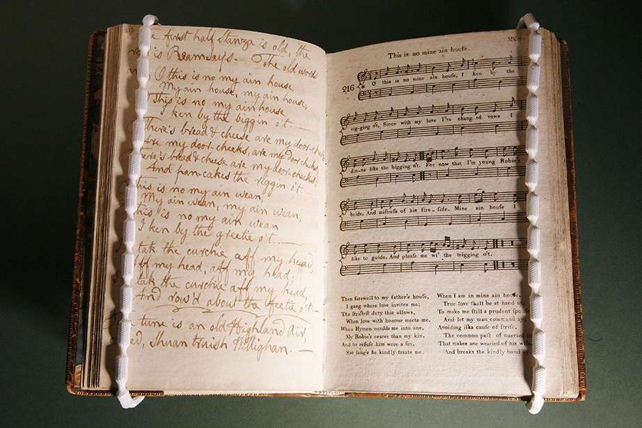 Robert Burns scots musical museum