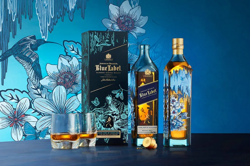 JOHNNIE-WALKER-BLUE-LABEL-RARE-timorous-beasties