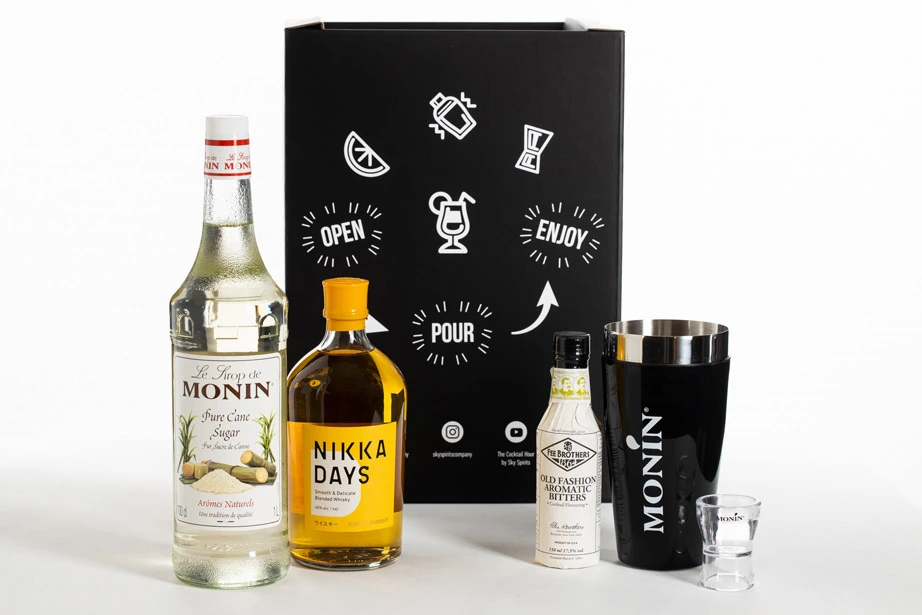 sky spirits cocktail box nikka monin