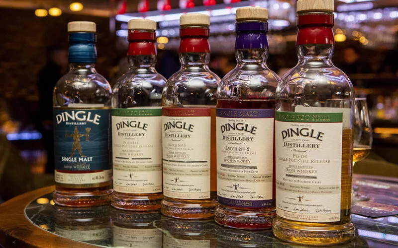 dingle Irish whiskey tasting