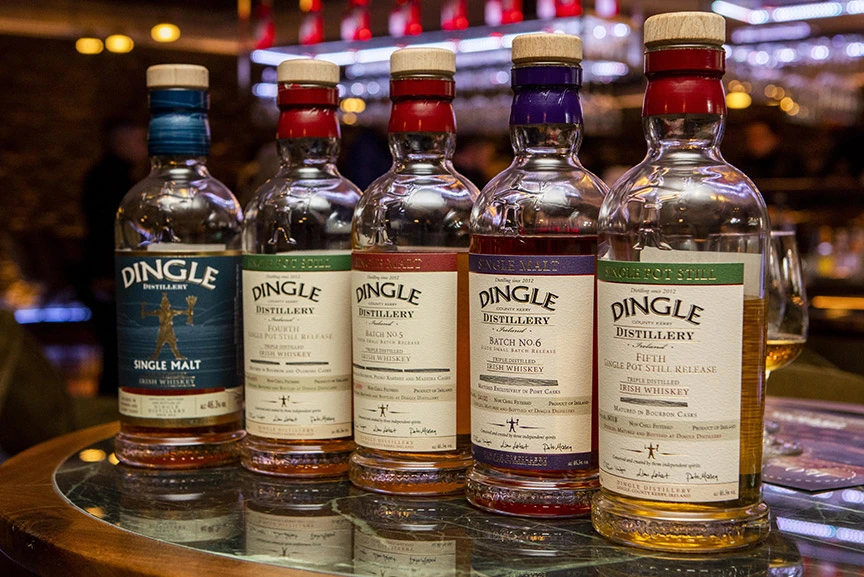 dingle Irish whiskey tasting