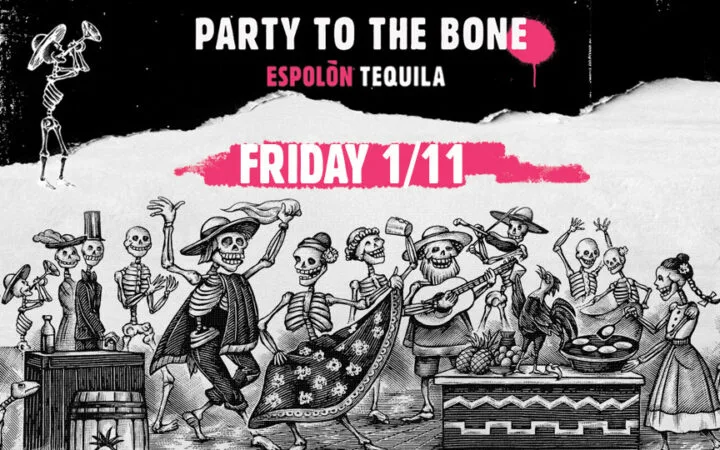 Espolòn Tequila party to the bone