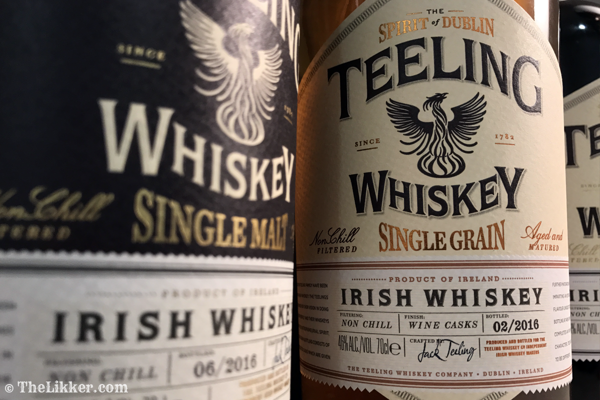 Teeling Irish whiskey likker