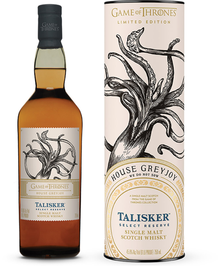 game of thrones single malt whisky Talisker Greyjoy the likker