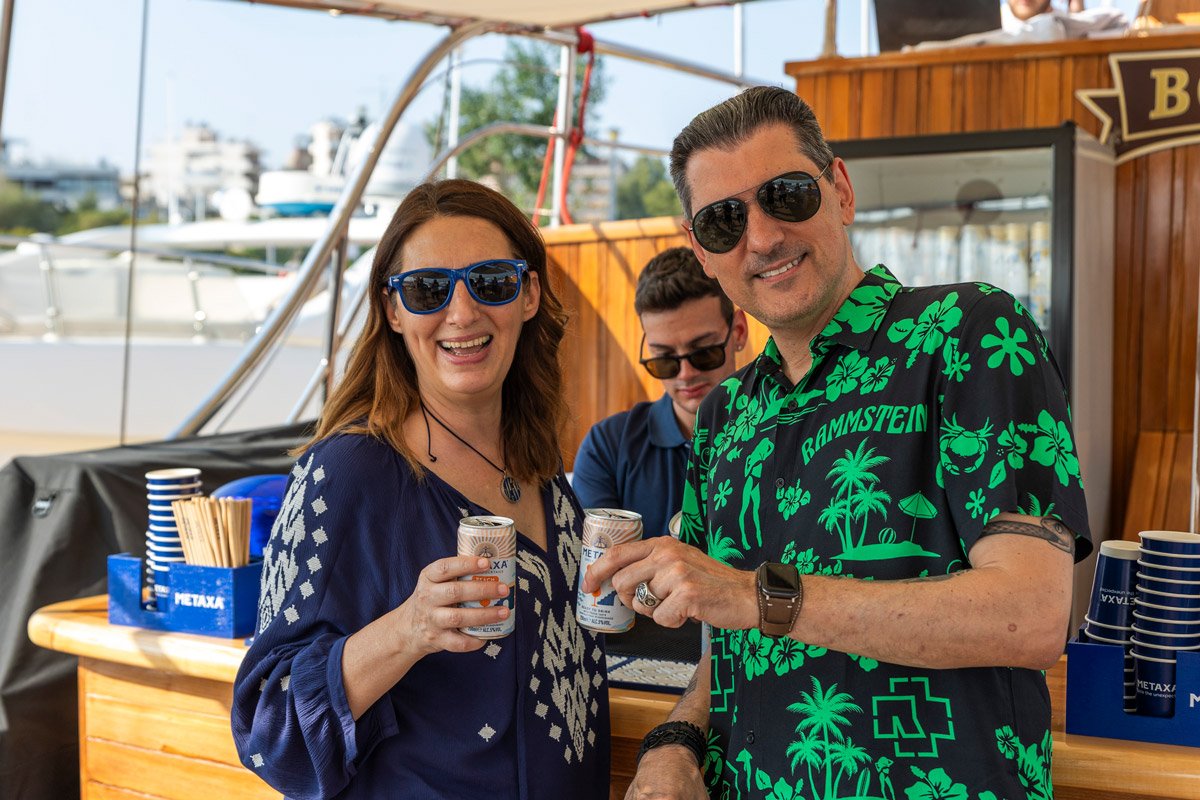 Metaxa RTD cocktail Yiannis Milionis and Huity Konstantinidou
