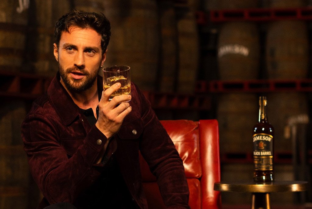 Aaron Taylor-Johnson and Jameson Black Barrel