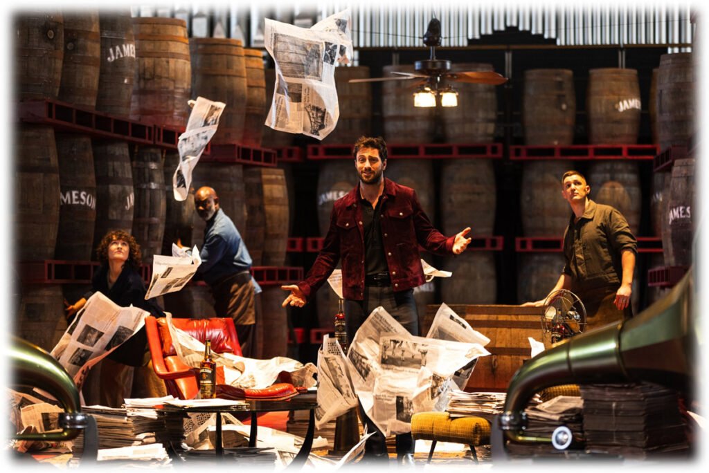 Aaron Taylor-Johnson and Jameson Black Barrel